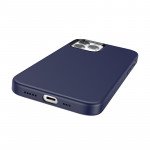 Wholesale Slim Pro Silicone Full Corner Protection Case for iPhone 12 Pro Max 6.7 inch (Navy Blue)